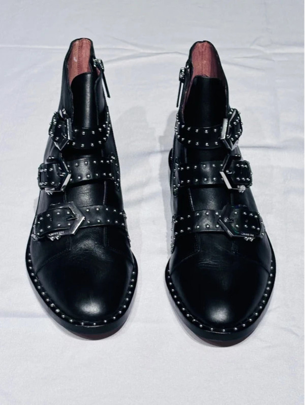 Gianni Bini Studded Buckle Ankle Boots NWOT Women's 7.5